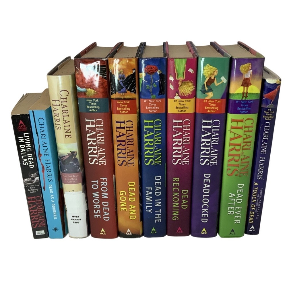 Charlaine Harris Sookie Stackhouse Book Lot 10 Mixed Hardcover Paperback Multi
